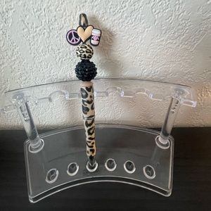 Peace Love Coffee Focal Bead Pen